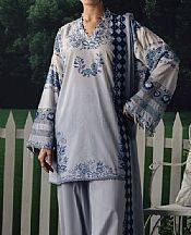 Cross Stitch Cadet Blue Lawn Suit- Pakistani Lawn Dress