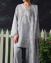 Cross Stitch Slate Grey Lawn Suit- Pakistani Lawn Dress
