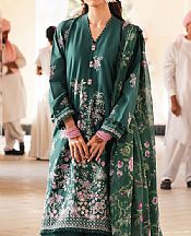 Cross Stitch Viridian Green Lawn Suit- Pakistani Lawn Dress