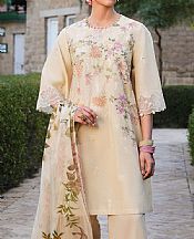 Cross Stitch Ivory Lawn Suit- Pakistani Lawn Dress