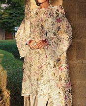 Cross Stitch Ivory Lawn Suit- Pakistani Designer Lawn Suits