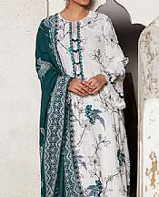 Cross Stitch Ivory Khaddar Suit- Pakistani Winter Clothing