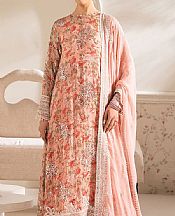 Cross Stitch Pink Organza Suit- Pakistani Chiffon Dress