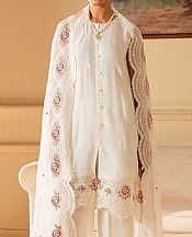 Cross Stitch White Chiffon Suit- Pakistani Chiffon Dress