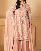 Cross Stitch Pink Chiffon Suit- Pakistani Chiffon Dress