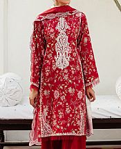 Red Linen Suit