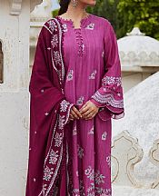 Cross Stitch Pink Khaddar Suit