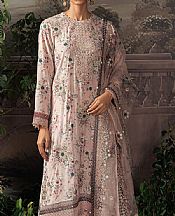 Cross Stitch Oriental Pink Silk Suit- Pakistani Chiffon Dress