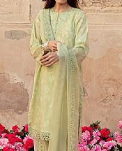 Cross Stitch Pistachio Green Lawn Suit- Pakistani Designer Lawn Suits
