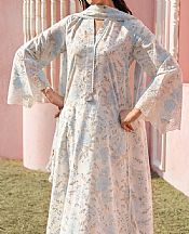 Cross Stitch Off White/Blue Lawn Suit- Pakistani Designer Lawn Suits