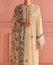 Cross Stitch Off White Lawn Suit- Pakistani Designer Lawn Suits