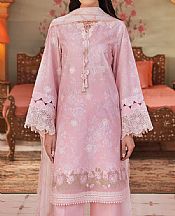 Cross Stitch Sea Pink Lawn Suit- Pakistani Designer Lawn Suits