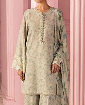 Cross Stitch Thistle Green Lawn Suit- Pakistani Designer Lawn Suits