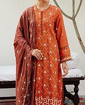 Rust Khaddar Suit