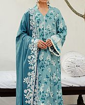 Sky Blue Linen Suit