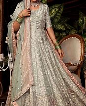 Light Green Jamawar Chiffon Suit- Pakistani Bridal Dress