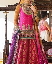 Shocking Pink Chiffon Suit- Pakistani Party Wear Dress