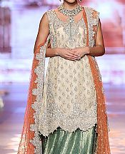 Off-white Chiffon Suit- Pakistani Bridal Dress