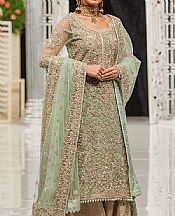 Mint Green Chiffon Suit- Pakistani Wedding Dress