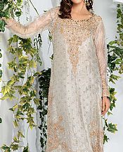 Light Grey Organza Suit- Pakistani Party Wear Dress