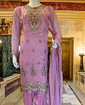 Lilac Chiffon Suit- Pakistani Party Wear Dress