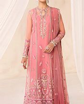 Rose Pink Crinkle Chiffon Suit- Pakistani Party Wear Dress