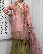 Tea Pink Jamawar Suit