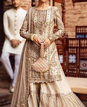 Ivory Crinkle Chiffon Suit- Pakistani Bridal Dress