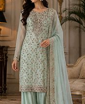Sea Green Chiffon  Suit- Pakistani Party Wear Dress