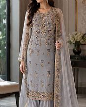 Grey Chiffon  Suit- Pakistani Formal Designer Dress