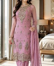 Lilac Chiffon  Suit- Pakistani Party Wear Dress