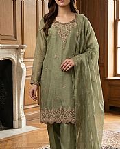 Pistachio Green Net Suit- Pakistani Party Wear Dress