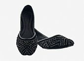 Ladies Khussa- Black- Pakistani Khussa Shoes