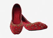 Ladies Khussa- Hot Pink- Pakistani Khussa Shoes