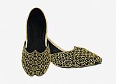 Ladies Khussa- Black- Khussa Shoes for Women