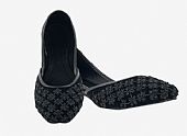 Ladies Khussa- Black- Pakistani Khussa Shoes