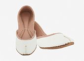 Ladies Khussa- White- Khussa Shoes for Women