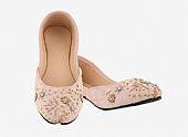 Ladies Khussa- Pink- Pakistani Khussa Shoes