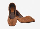 Ladies Khussa- Brown- Pakistani Khussa Shoes