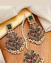 Earrings - Green