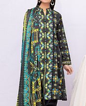 Edenrobe Dark Grey Khaddar Suit (2 Pcs)- Pakistani Winter Dress