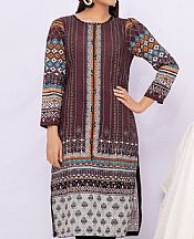 Wine Red Khaddar Kurti- Pakistani Winter Clothing