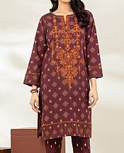 Maroon Khaddar Suit 2 Pcs- Pakistani Winter Dress