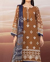 Edenrobe Brown Khaddar Suit- Pakistani Winter Dress