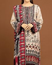Ivory Viscose Suit- Pakistani Winter Dress