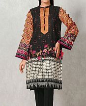 Black Khaddar Kurti- Pakistani Winter Clothing