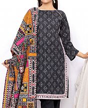 Dark Grey Khaddar Suit (2 Pcs)- Pakistani Winter Dress