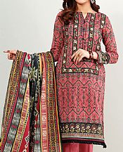 Brink Pink Khaddar Suit (2 Pcs)- Pakistani Winter Dress