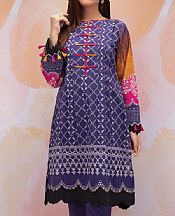 Iris Purple Khaddar Suit (2 Pcs)- Pakistani Winter Dress
