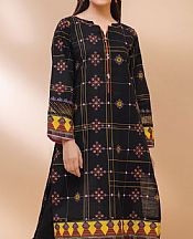 Black Khaddar Kurti- Pakistani Winter Dress